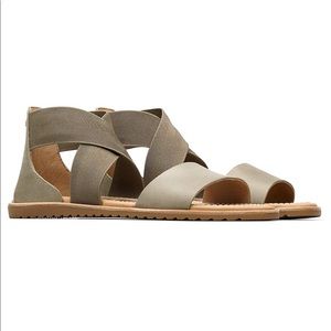 Sorel Ella Sandal in Sage (green)